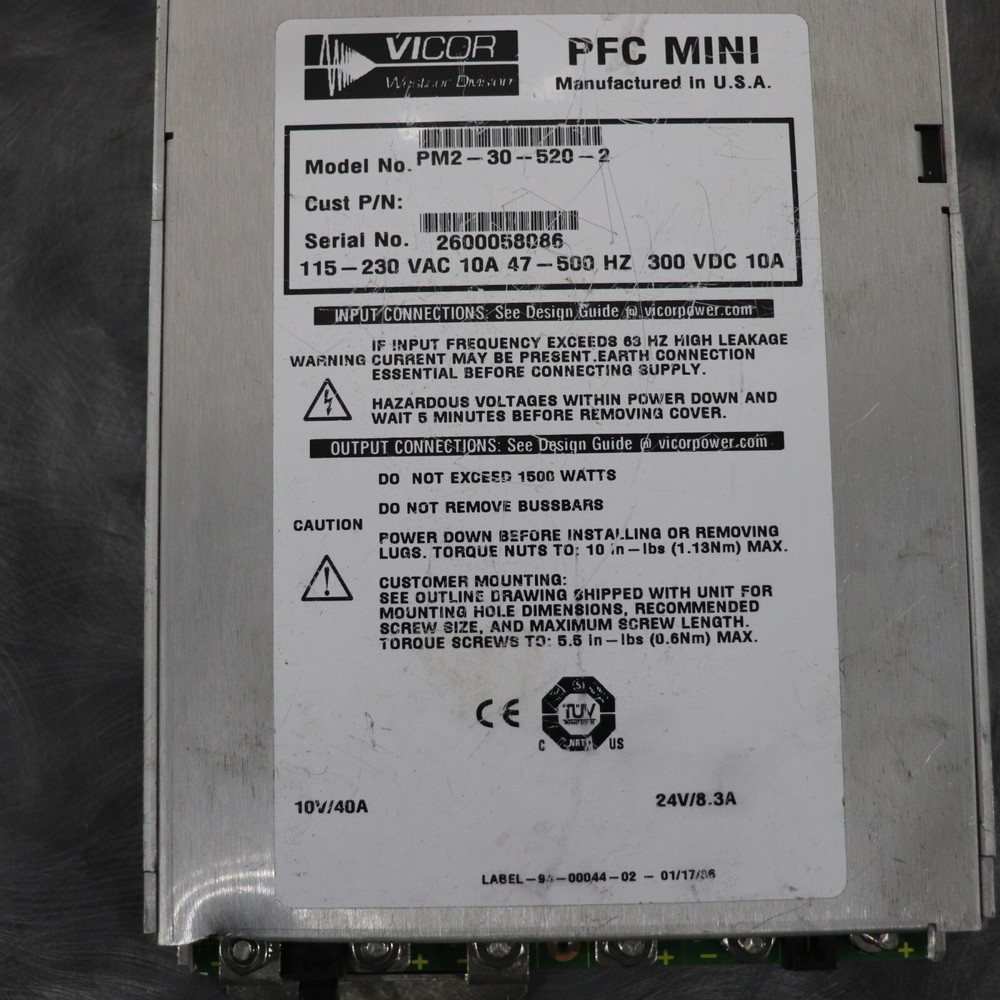 Vicor PFC mini power switch PM2-30-520-2