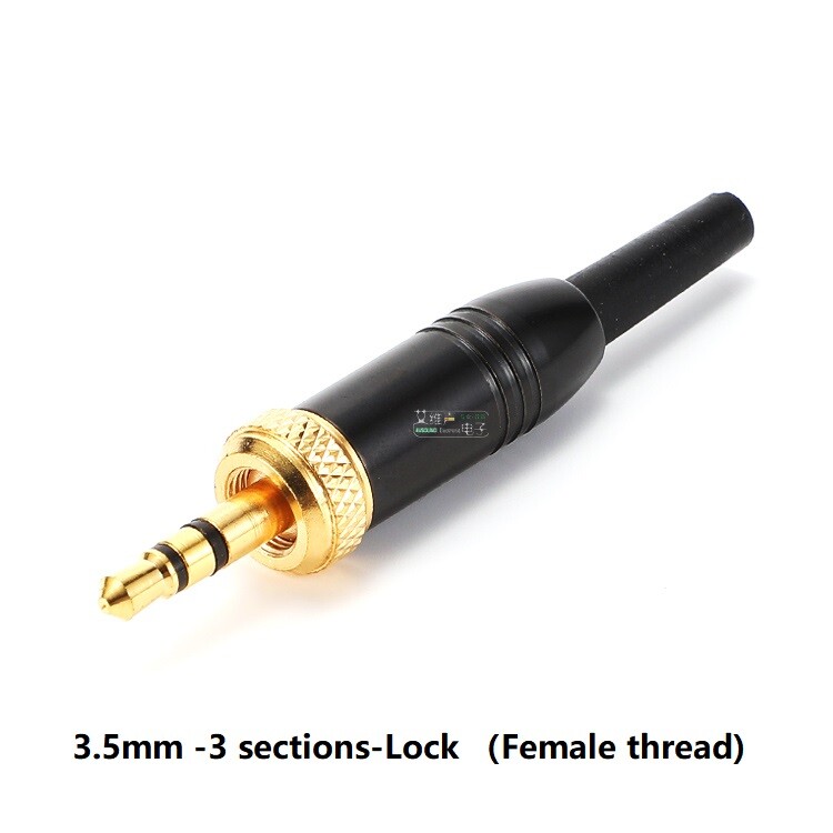 Sony Plug Connector Compatible Replacement 3.5mm Stereo Screw Locking Jack Plug