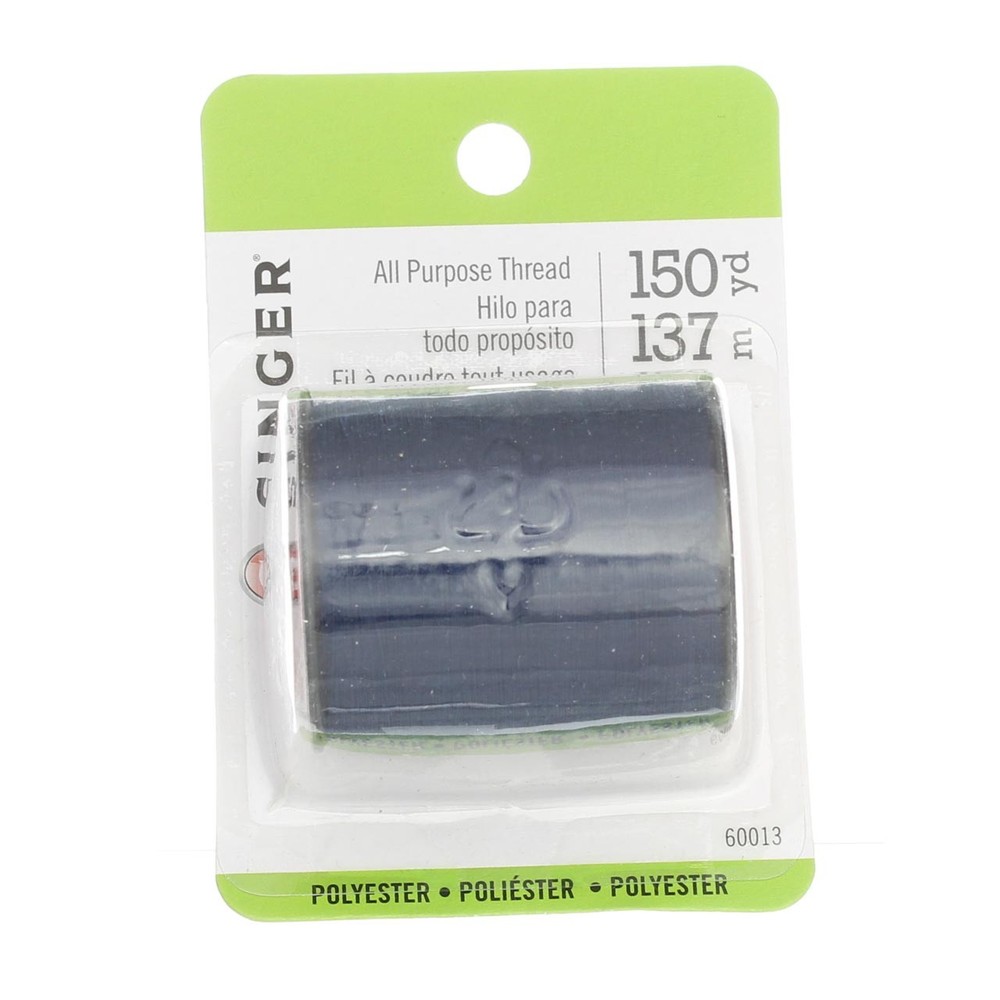 3 Pack Singer All Purpose Polyester Thread 150 yards-Navy