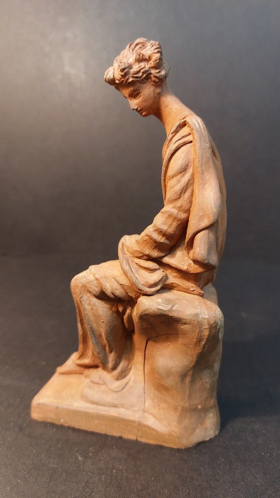 Tanagra Statue Terracotta
