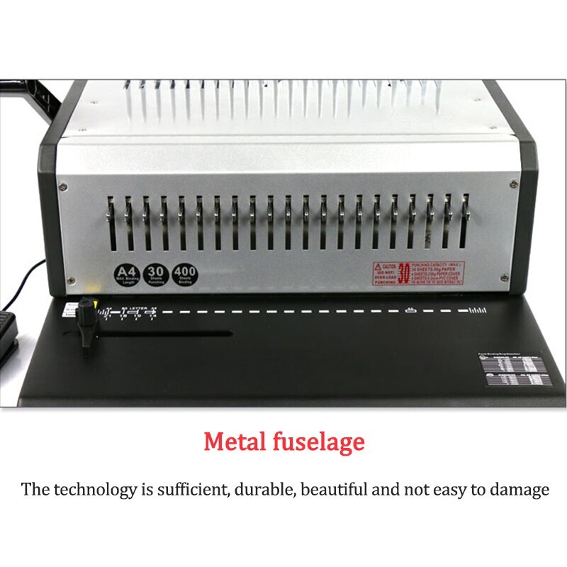 21 Hole Rubber Ring Electric Binding Machine Contract Document Stapler EB-30