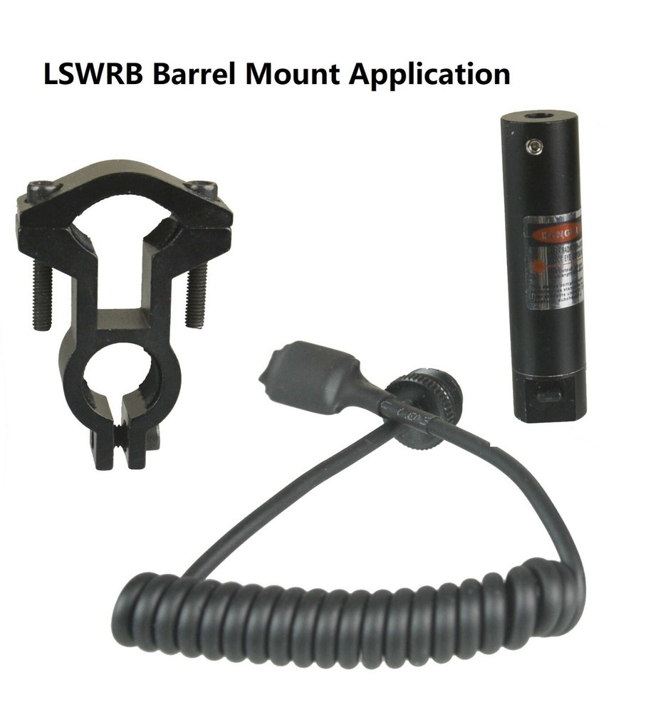 Red Laser Sight w/Universal Barrel Mount -Black