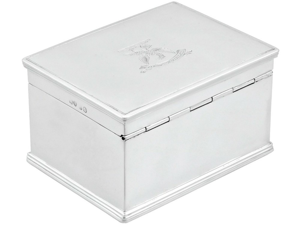 Antique George IV Sterling Silver Boxes