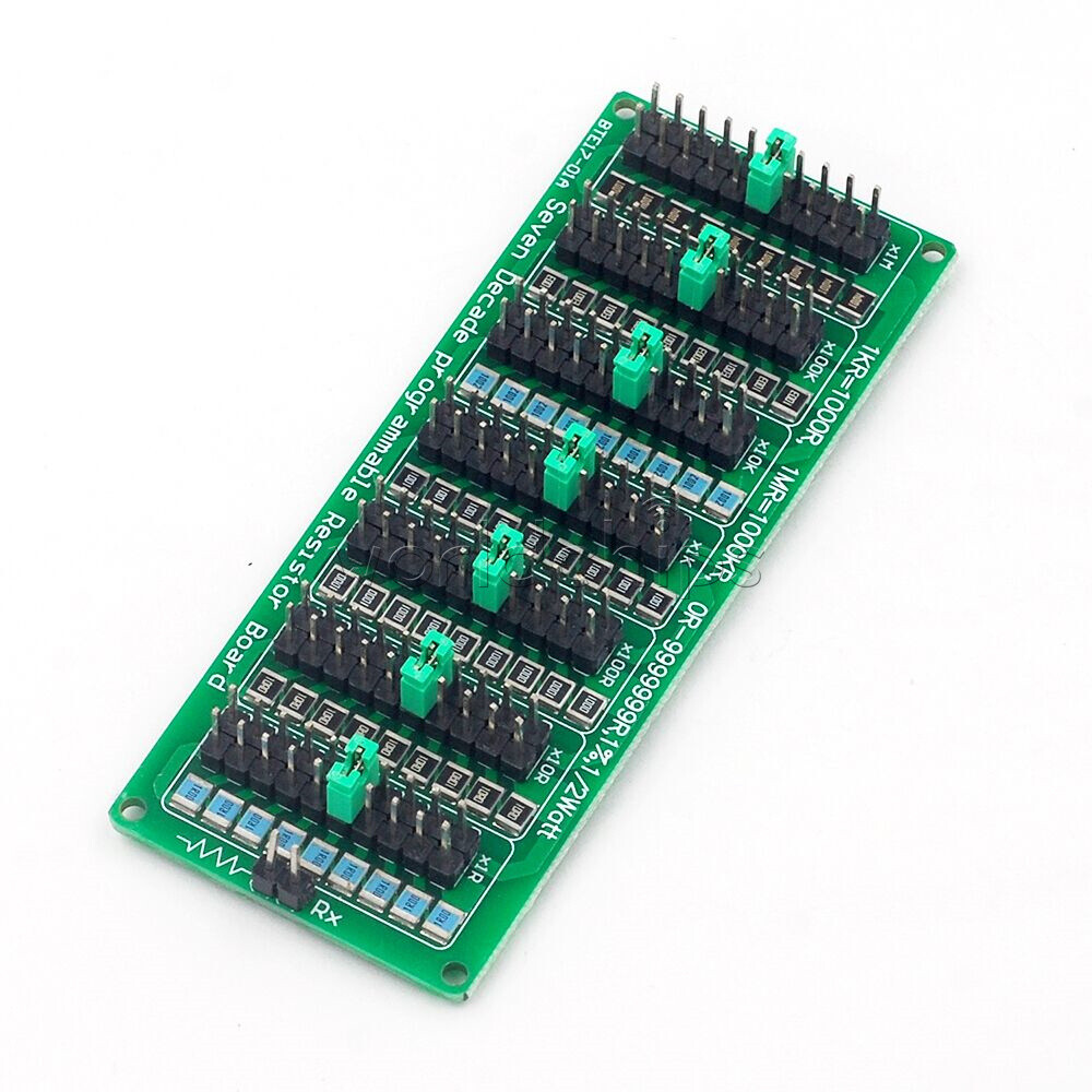 Programmable Resistor Board 8-segment 1R Accuracy 0.1R/1R - 9999999R Module