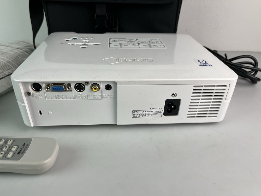 Sharp PG-A10X Portable XGA Projector With Suitcase, Remote, & Cables