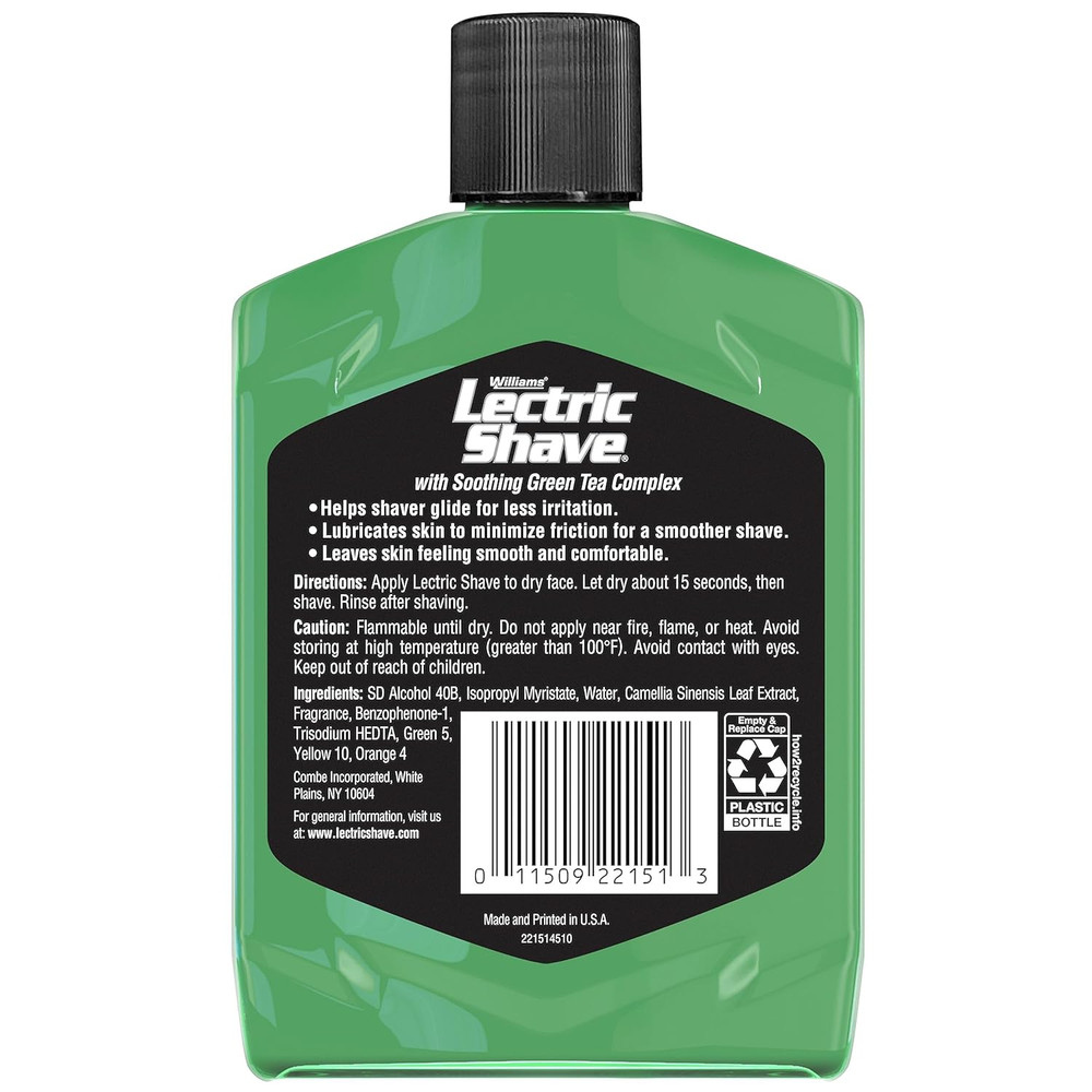 Lectric Shave, Electric Razor Pre-Shave, 7 Ounce