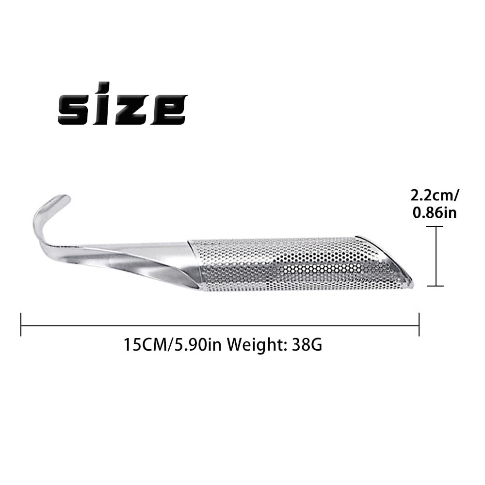 2 Pack Stainless Steel Tea Infuser with Long Handle for Leaf Tea Coffee