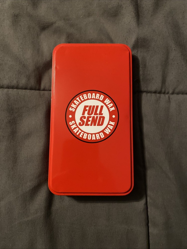 Nelk Boy Full Send Skateboard Wax Solid Red, Tin Case