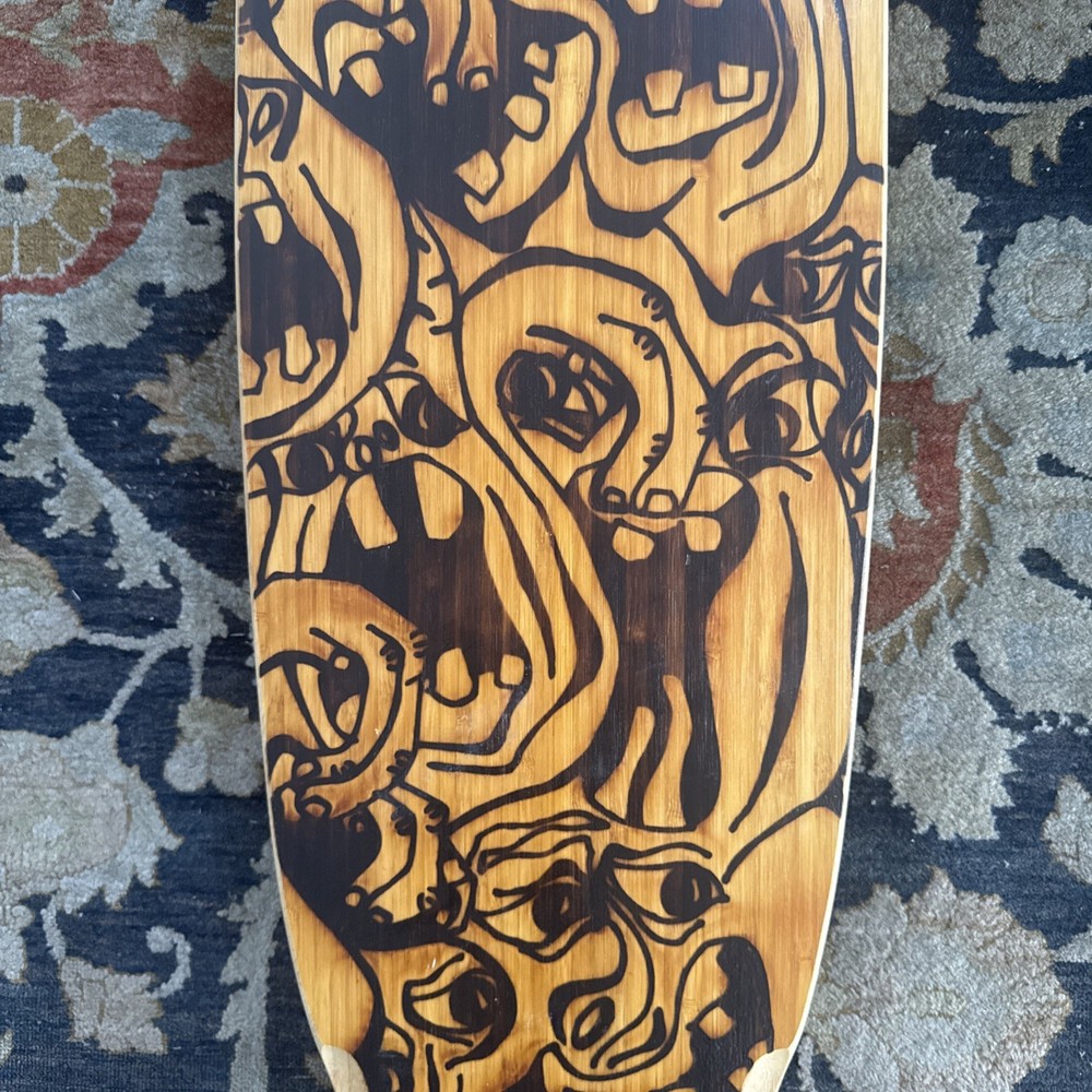 Mint Loaded Bhangra Longboard Flex 2 Freestyle Dancer Skateboard Bamboo Deck ￼