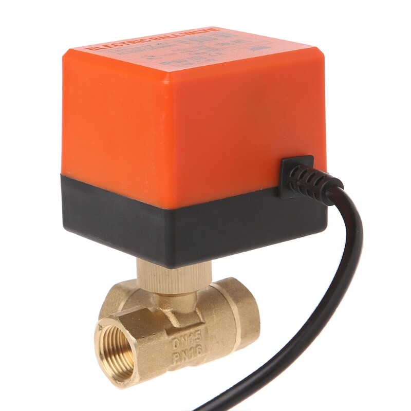 DN15/DN20/DN25/DN32 3 Way Motorized Ball Valve Electric Two Way Control ACTool