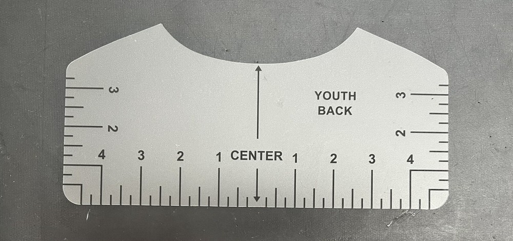 Tshirt Ruler Guide Tool Acrylic Tshirt Measurement Ruler for Heat Press