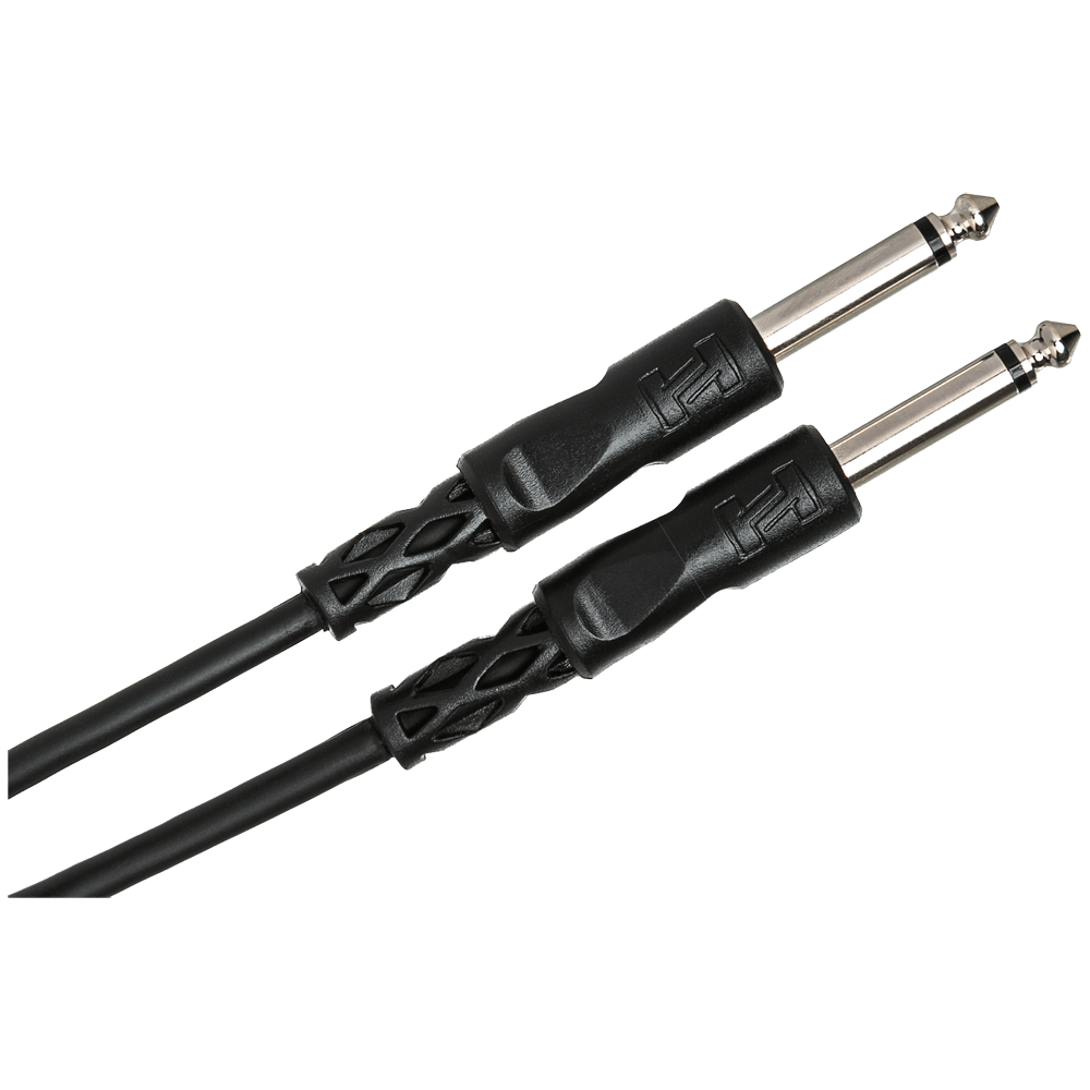 Hosa Unbalanced Interconnect, 1/4 in TS to Same, 10 ft – CPP-110