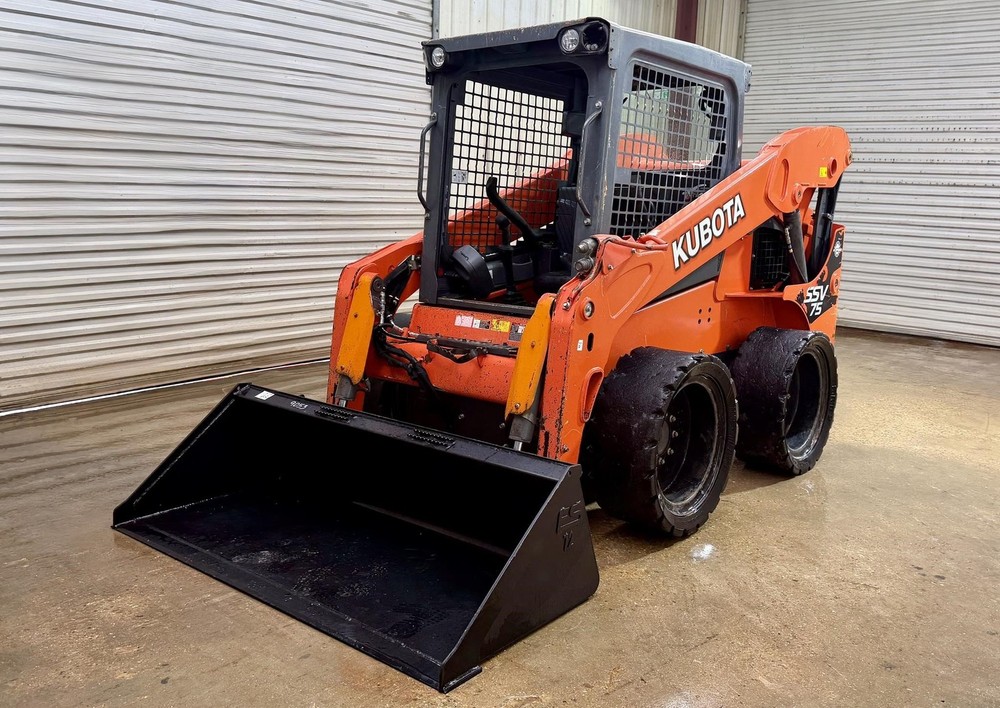 2016 KUBOTA SSV75 STANDARD FLOW OROPS SKID STEER WHEEL LOADER