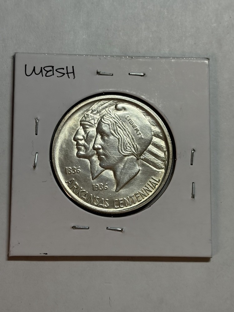 1936-D Arkansas Commemorative Half Dollar UNC Better Date