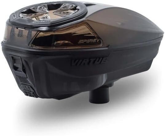 Virtue Spire V Paintball Loader Crystal Smoke Black