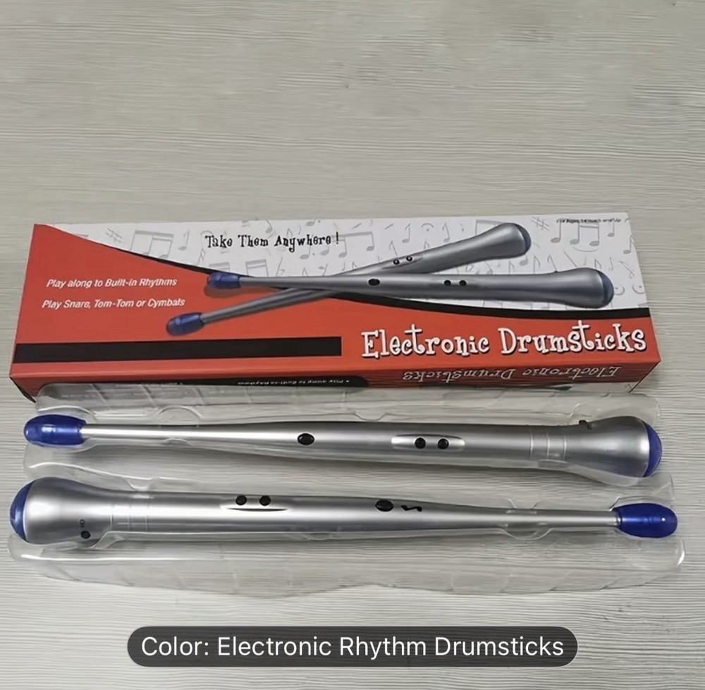 Electronic Drumsticks Percussion Drumsticks Air Percussion Sticks Silver