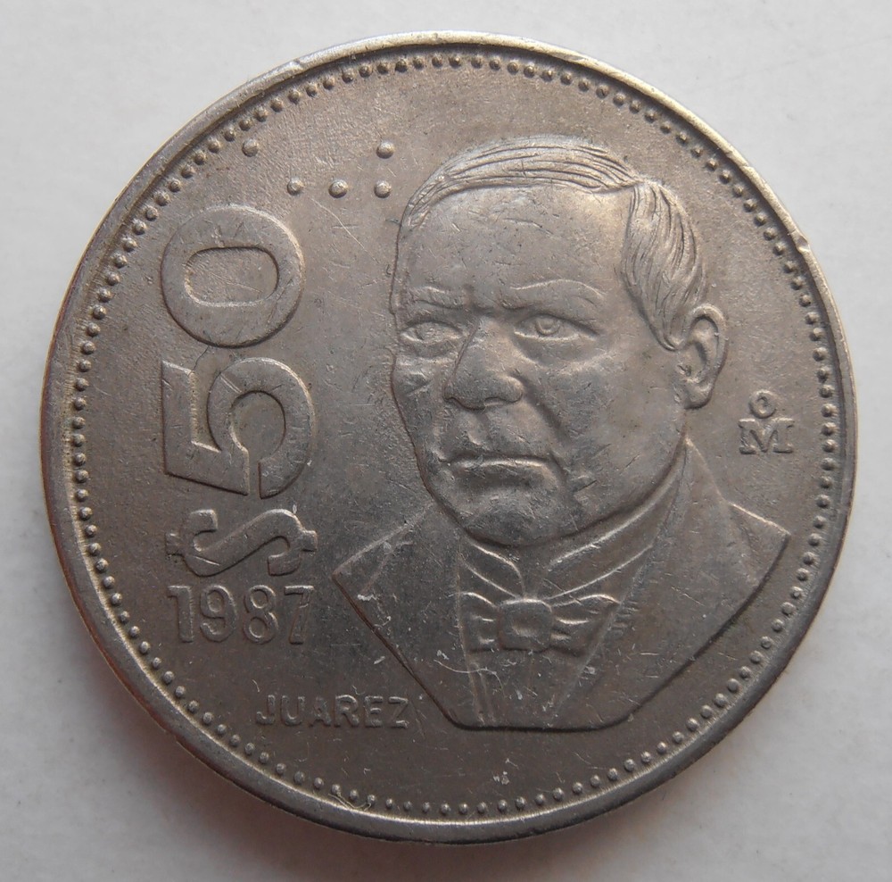 MEXICO 50 PESOS 1987
