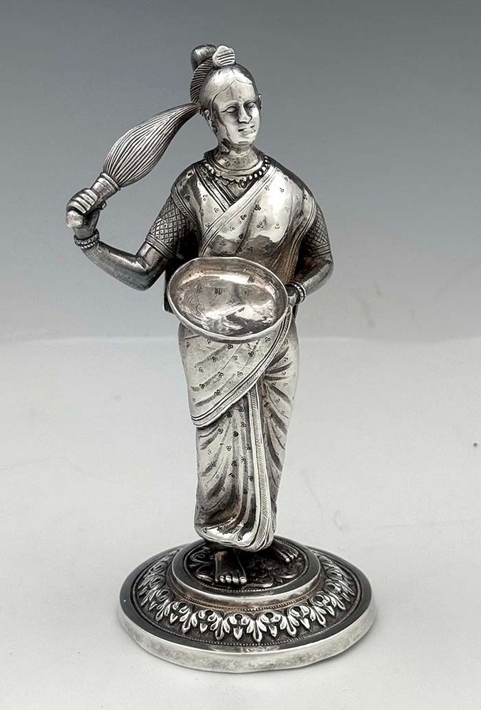 INDIAN Colonial Silver Figurine 8 oz
