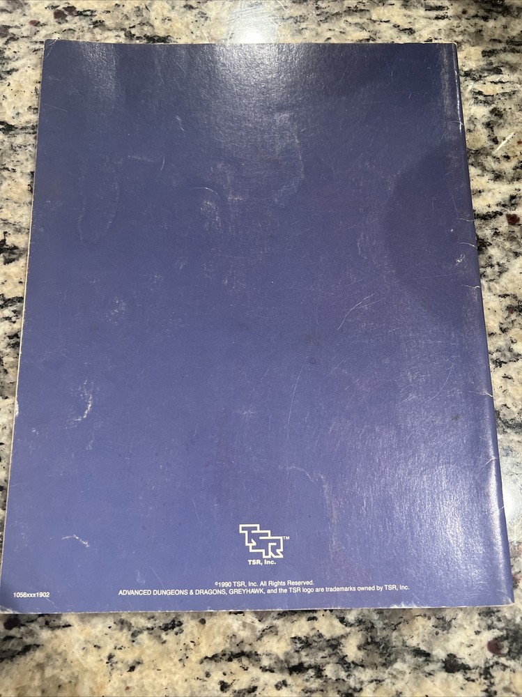AD&D Castles Greyhawk TSR Module Accessory 2nd Edition D&D
