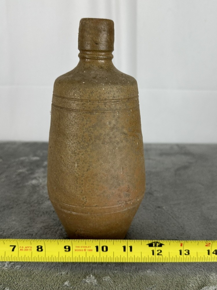 Vintage Stoneware Bottle Empty Bottle Vintage Heavy