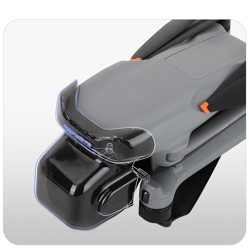 Fixed Lens Hood Cap for DJI AIR 3S Gimbal Camera Protector Replacement Accessory