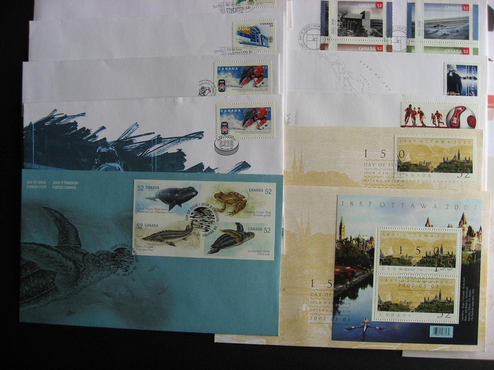 Canada FDC 47 different from 2004 to 2008 era first day covers, SS here too!