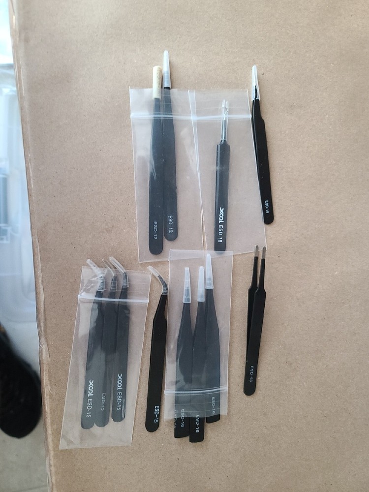 Antistatic Precision Technology Tweezers D600