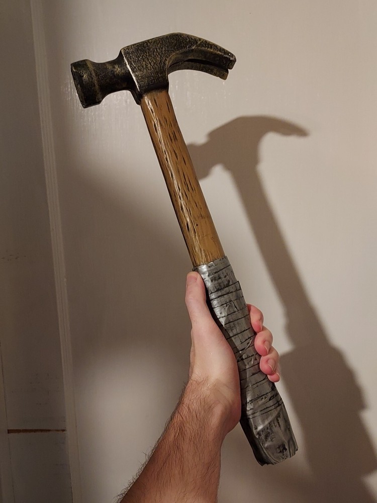 Modified Spirit Halloween Hammer Prop (READ DESCRIPTION)