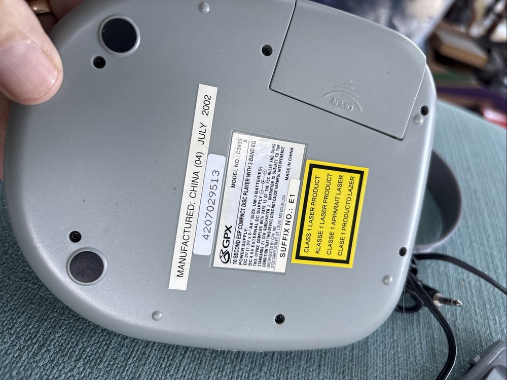 GPX Compact Disk Player