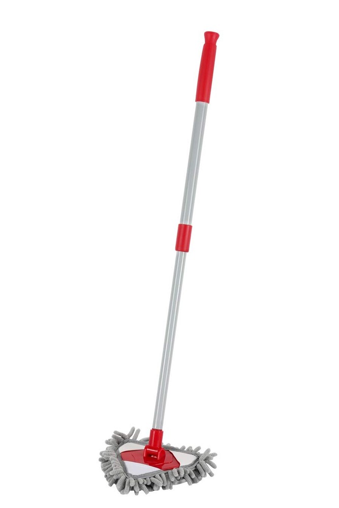 Xifando Mini Housekeeping Cleaning Microfiber Chenille Extension-Type Gray