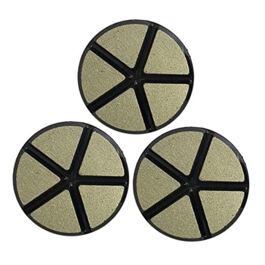 3" Ceramic Transitional Concrete Diamond Grinding Pads, Ceramic Bond #100 Grit