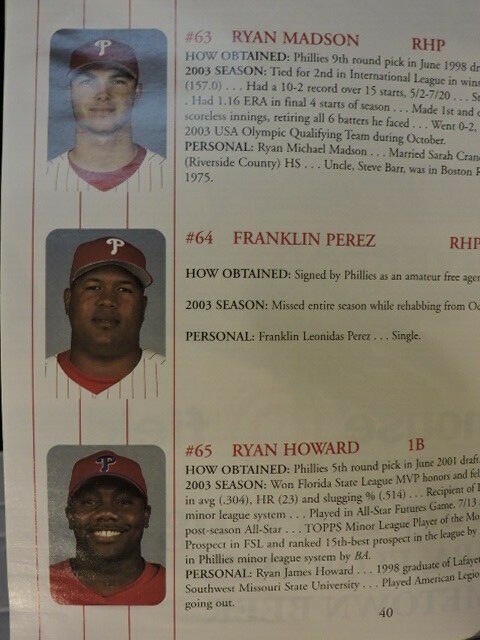 2004 PHILADELPHIA PHILLIES BASEBALL SPRING TRAINING INAUGURAL PROGRAM