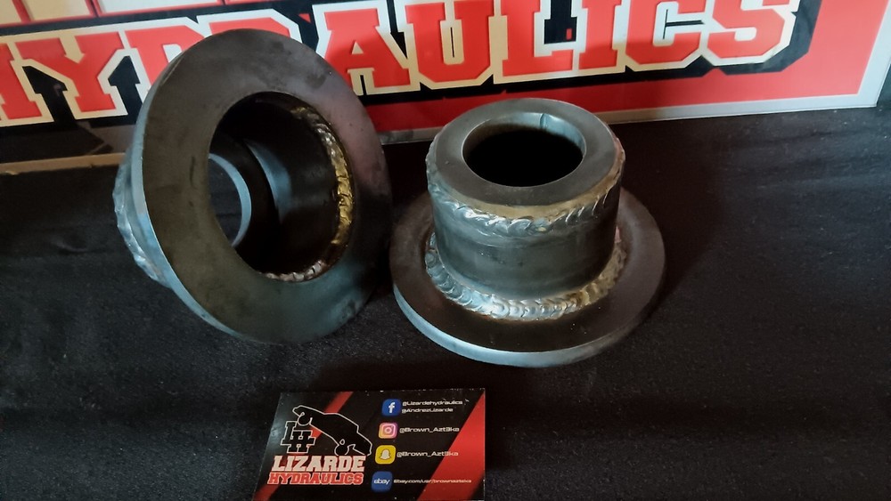Lowrider Hydraulics *Pre-welded Deep Rear coil over Cups (1 Pair)