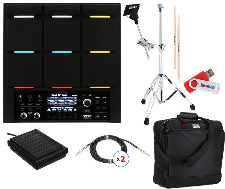 Alesis Strike MultiPad Percussion Pad Stage Bundle