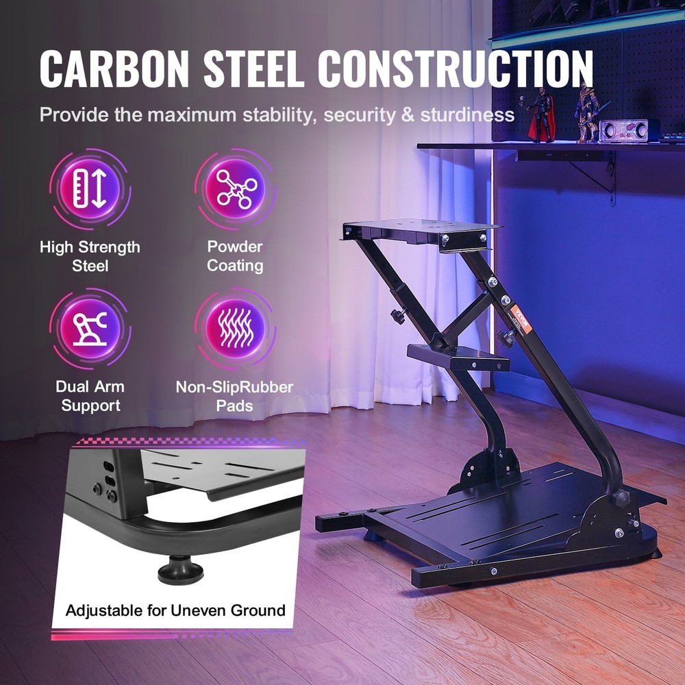 Racing Simulator Steering Wheel Stand for Mainstream Brands
