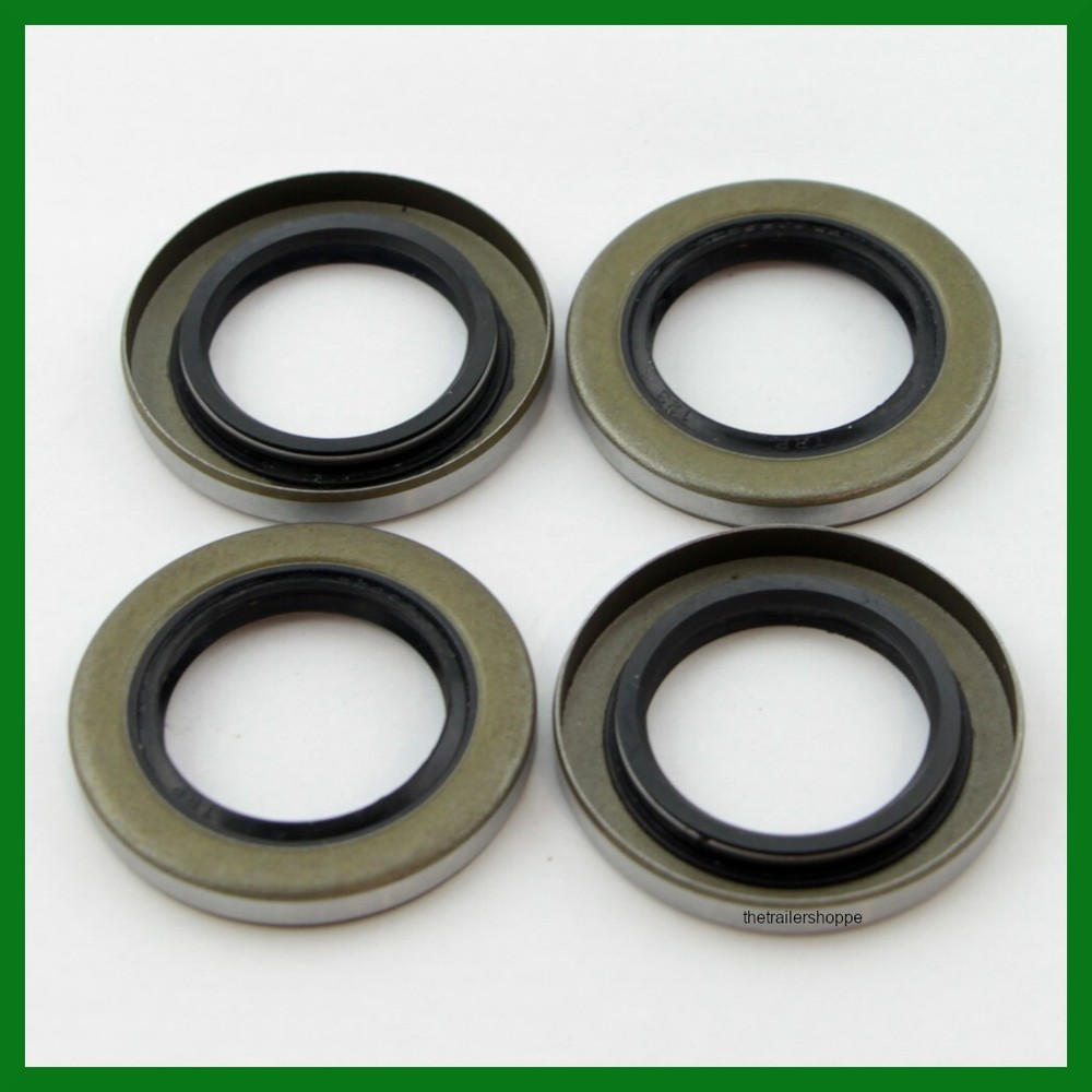 Trailer Hub Wheel Double Lip Grease Seal Kit E-Z Lube Axle 1.250" ID X 1.979" OD