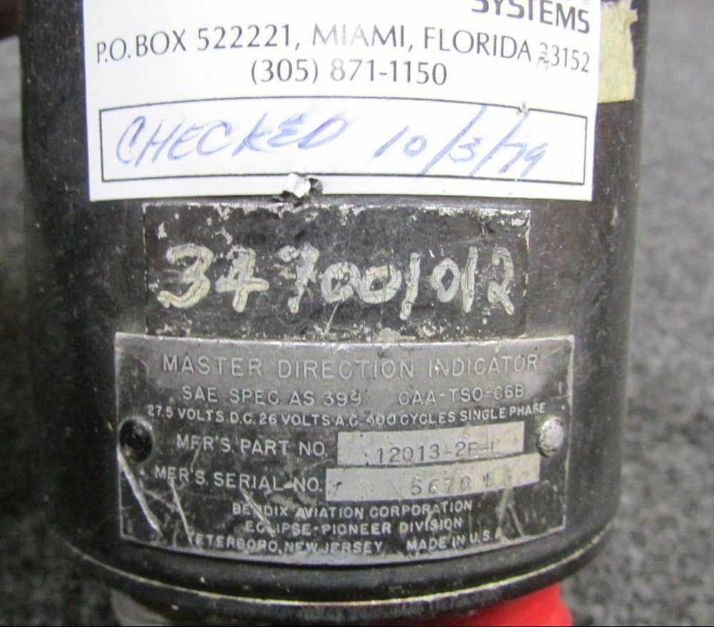 12013-2E-1 Bendix Master Direction Indicator