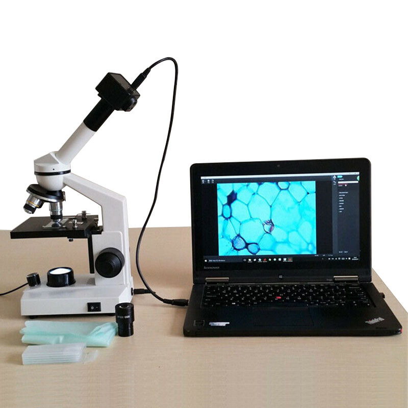 5.0 MP HD USB Microscope Digital Electronic Eyepiece Camera with C Mount Adapter