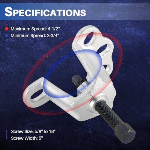 Front Hub Installer Puller Tool | Axle & Front Wheel Hub Puller, Universal