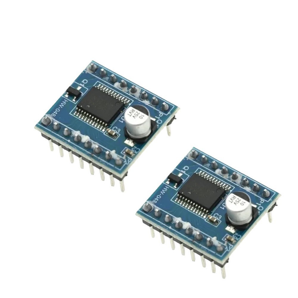 2pcs TB6612FNG Blue PCB Motor Driver Boards Pre-Wired with Pin Headers
