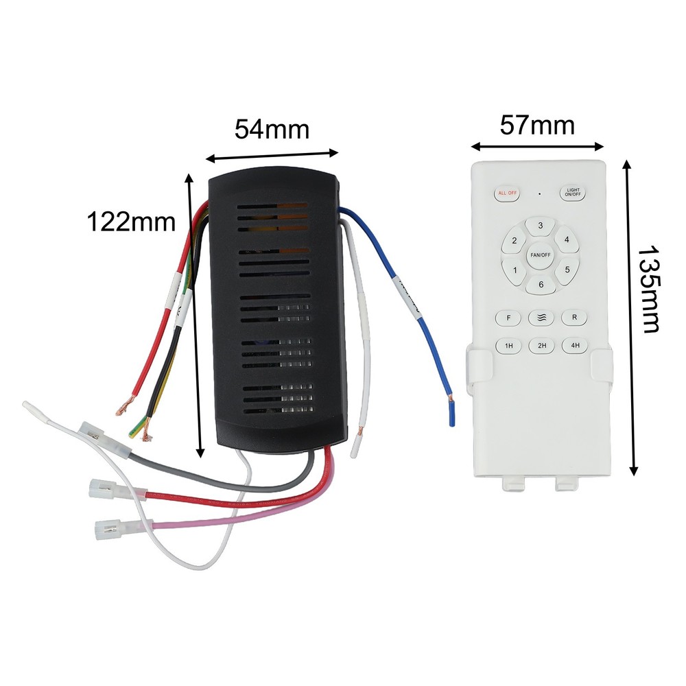 Easily Operated Ceiling Fan Remote Controller Perfect for Any Environment