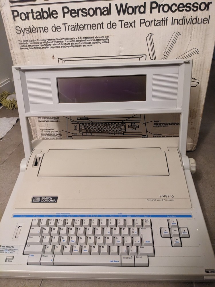 Smith Corona PWP 6 - Personal Word Processor With Original Box