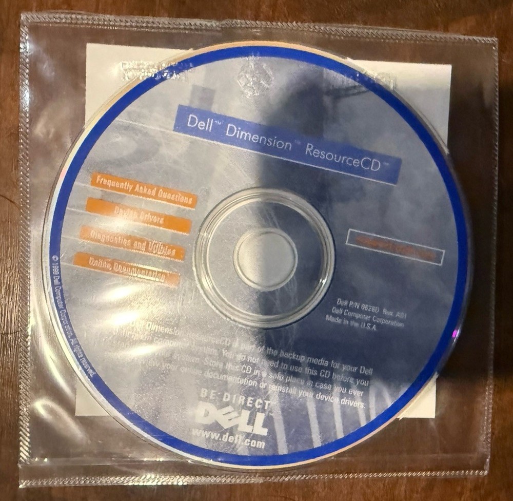 Dell Dimension Systems Setup Guide, Reference Troubleshooting Guide Resource CD
