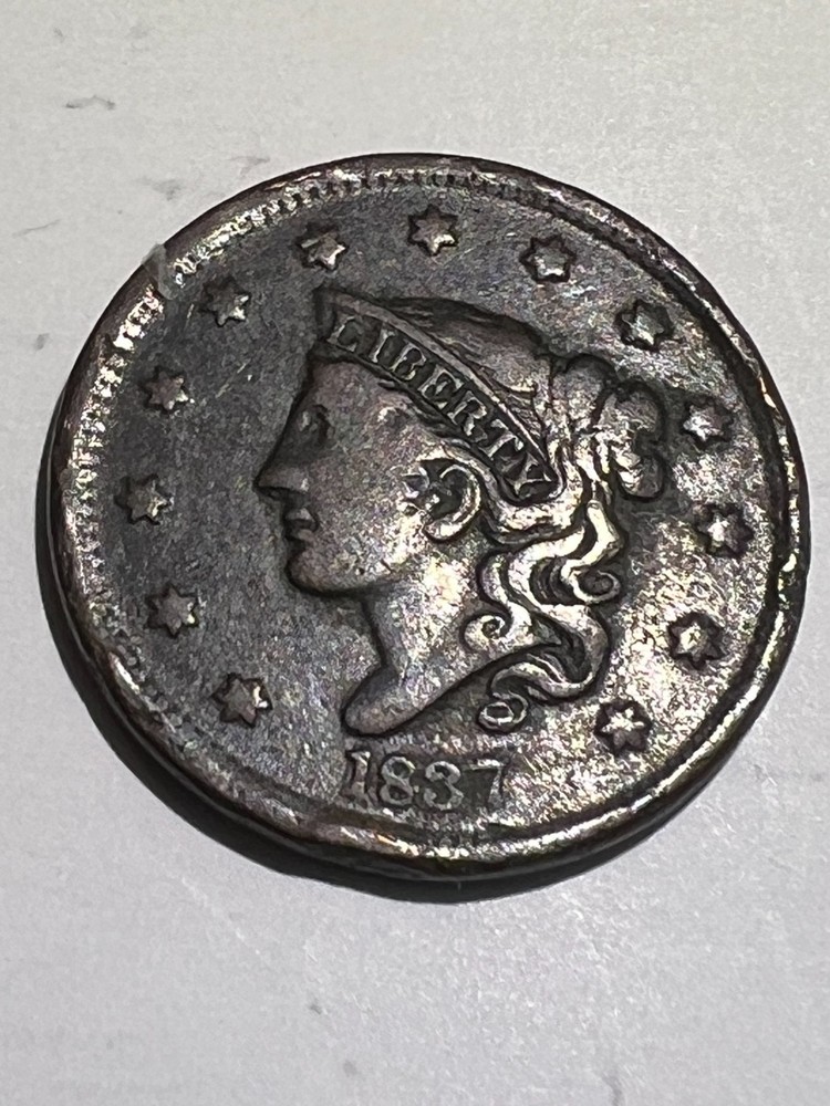 3 assorted date large cent pennies