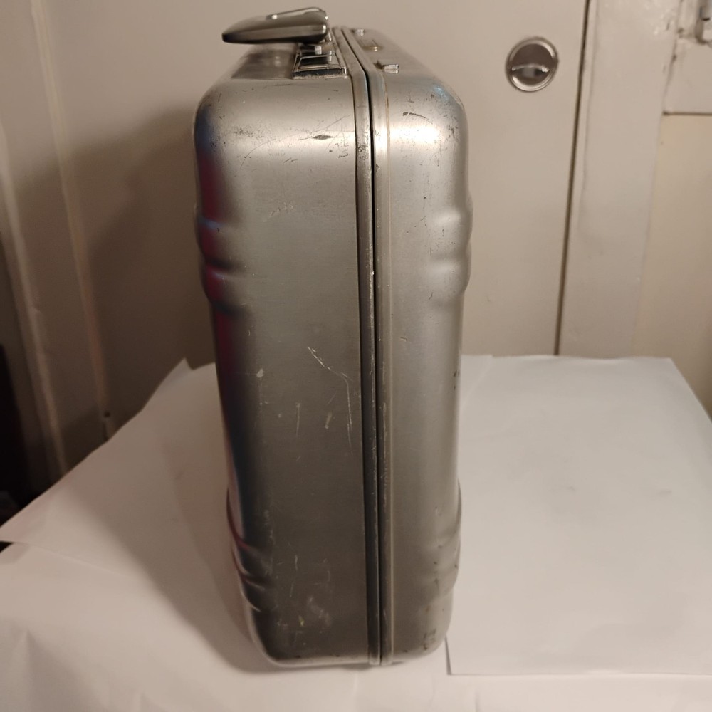 Vintage Zero Halliburton Aluminum Attache Briefcase