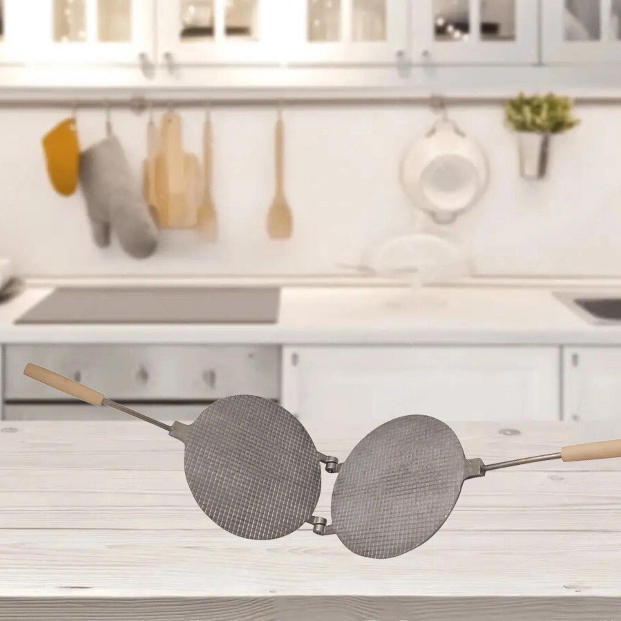 MOLD FOR BAKING WAFFLE ROLLS ROUND WAFFLE IRON 220 MM