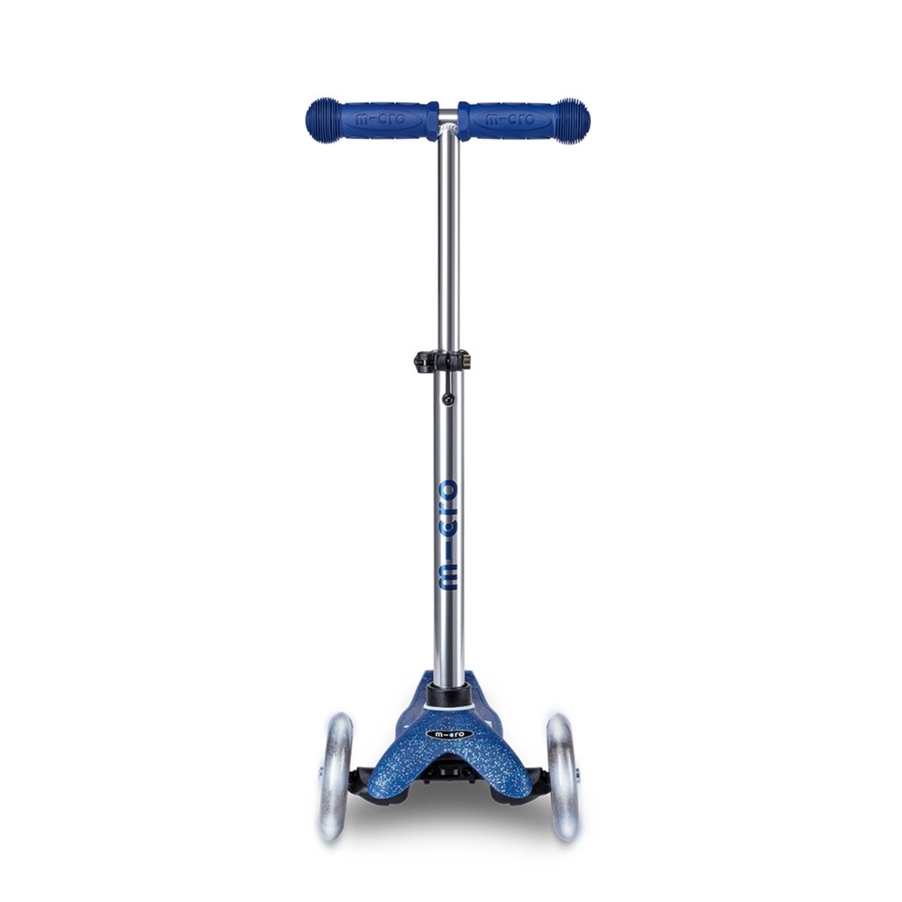 Micro Mini Deluxe Glitter LED Scooter Glitter Navy