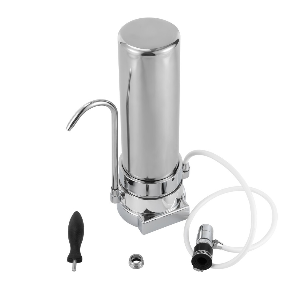 Countertop Filter Water Filtration Filter Sink Drinking System Stainless Steel
