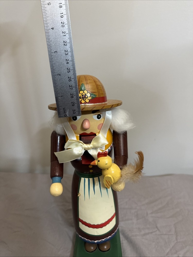 Vintage Wooden Nutcracker 14”