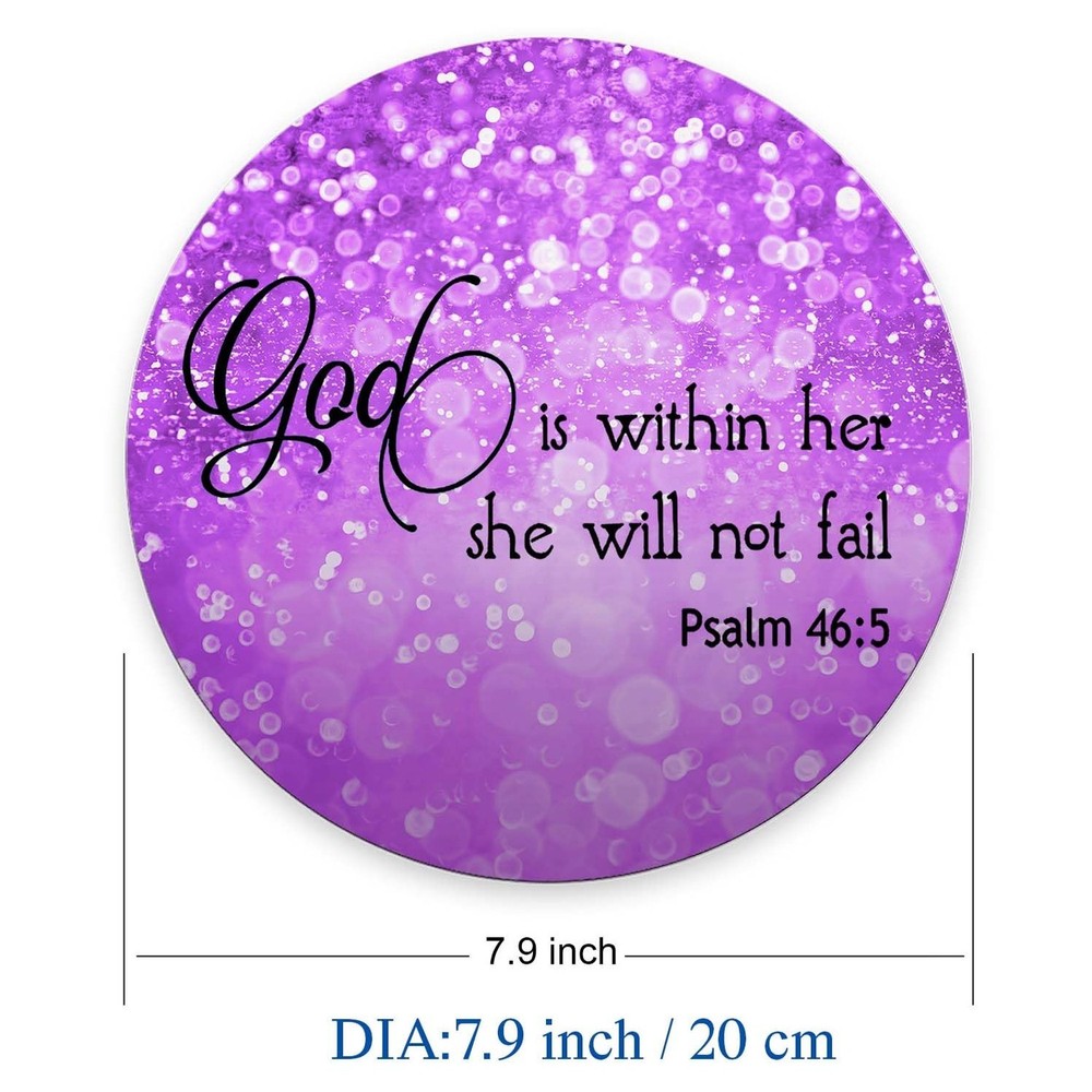 Mouse Pad, Mouse Mat Round Mouse Pad Non-Slip Rubber Base Round Mousepad for ...